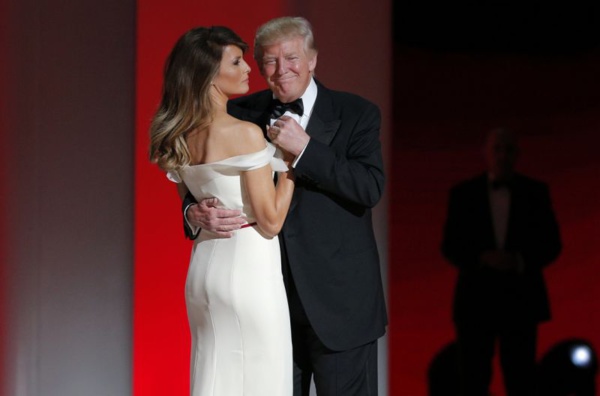 La première danse de Donald Trump et Melania