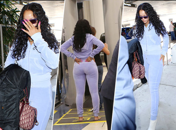 Photos - Rihanna : En forme, elle fait sensation à l'aéroport de Los Angeles