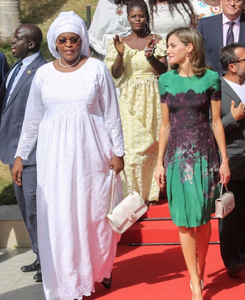 La Première Dame Marième Faye Sall en compagnie de la reine d’Espagne