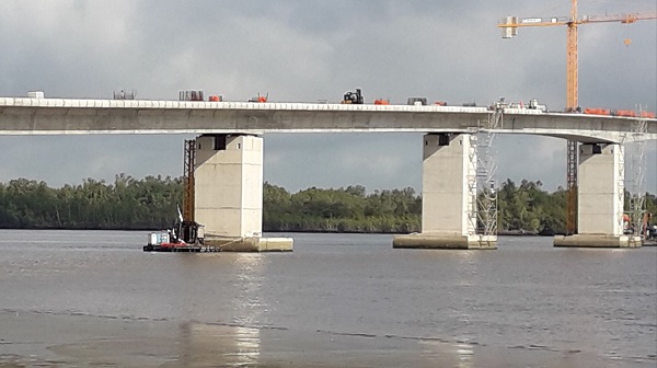  Le Pont de Faraféni pas opérationnel avant mai et juin 2019