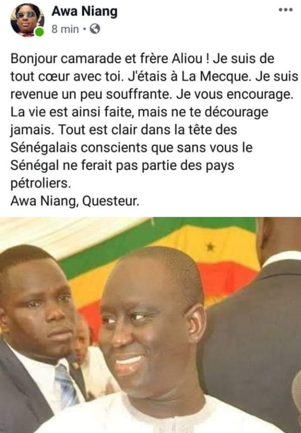 L'énorme bourde d' Awa Niang qui enfonce Aliou Sall...