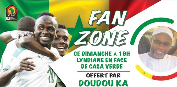 Finale de la CAN Sénégal vs Egypte : Doudou Ka offre des Fans-Zones à la population de  Ziguinchor