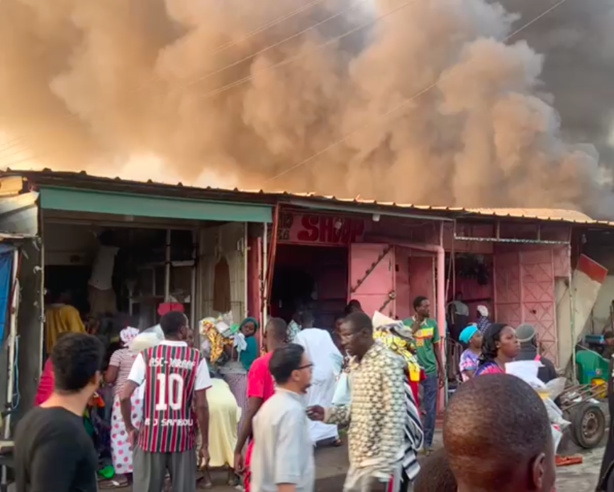 Ziguinchor: le marché de Boucotte en feu !