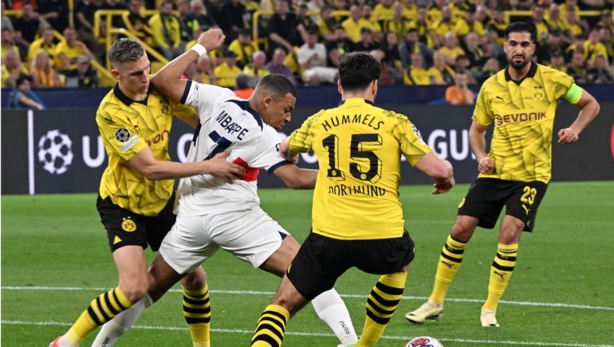 Ligue des champions : Le Paris Saint-Germain a été battu 1 à 0 sur le terrain du Borussia Dortmund