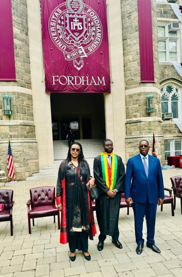 Etats Unis : Ibrahima Sall, fils de l'ancien Président Macky SALL, diplômé de l'Université de Fordham 
