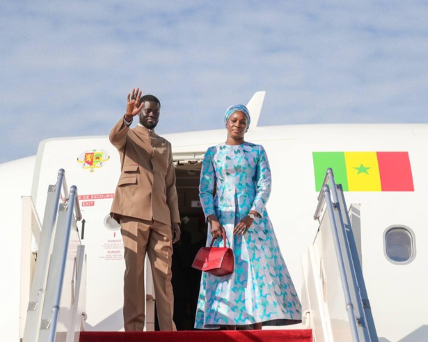 Le Président Bassirou Diomaye Faye en route pour Paris 