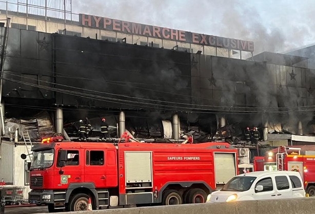 Hypermarché "Exclusive" de Yoff ravagé par un incendie : Une enquête ouverte