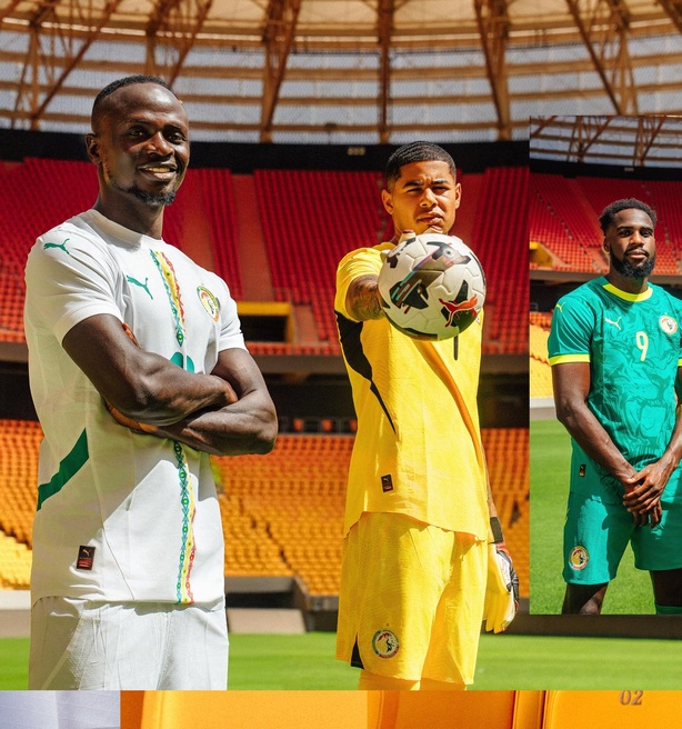 CAN 2025 : La FSF présente les maillots officiels des Lions du Sénégal