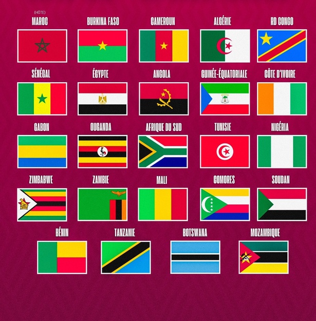 Voici les 24 pays qualifiés pour la CAN 2025