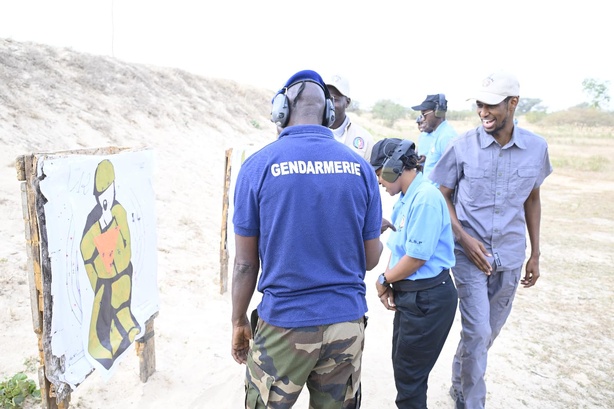 Sénégal : Le personnel de l'ASP formé au tir sous la direction du capitaine Seydina Oumar Touré