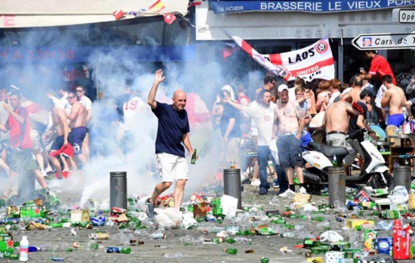 Euro 2016 :Les supporters Anglais, sèment le bordel à Marseille