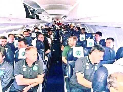 Voici l'équipe de Chapecoense avant le crash de leur avion