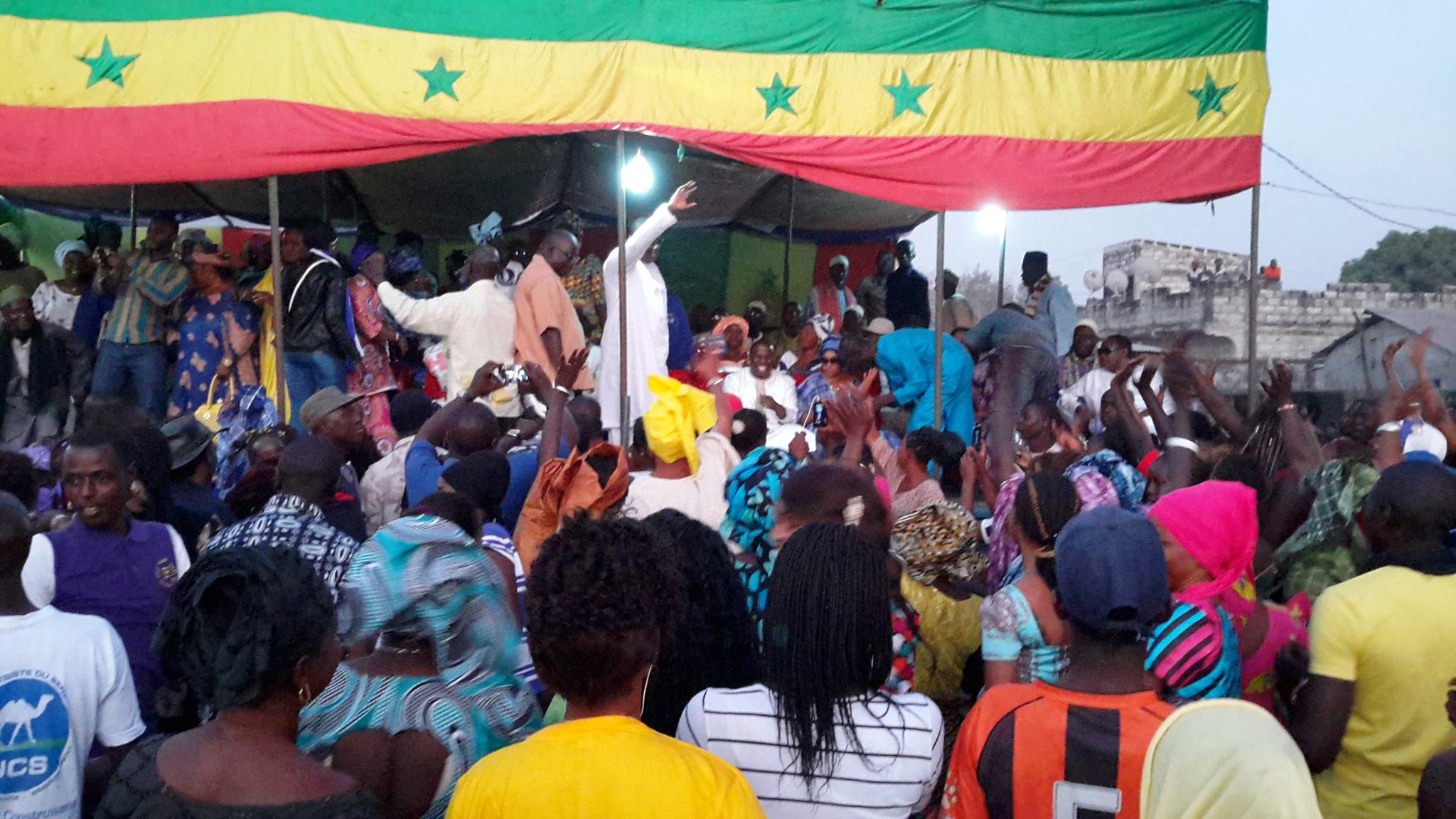 Ziguinchor: les images du meeting du président Abdoulaye Baldé à Kadior