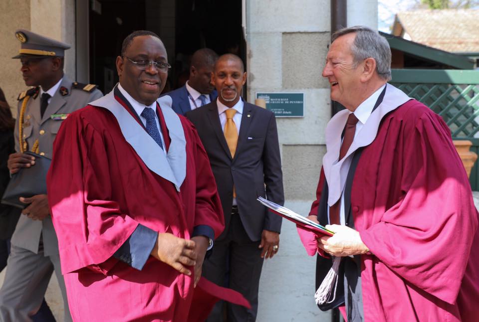 Titre de Docteur Honoris Causa par la Genève School of Diplomacy, remis à Macky