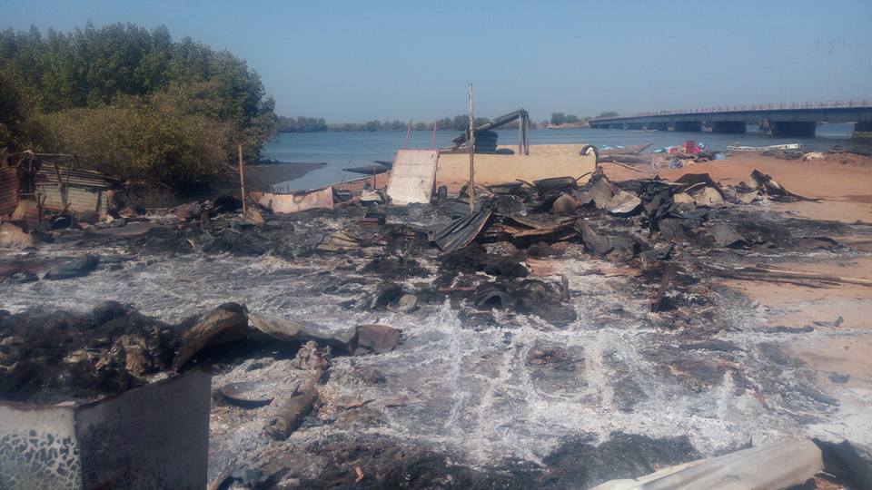 Voici les images des dégâts causés par une bande armée à Niambalang