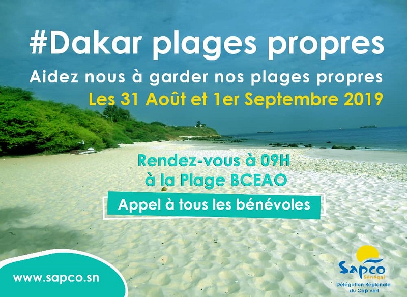 Sapco-Sénégal lance l'opération "Dakar plages propres 2019 "