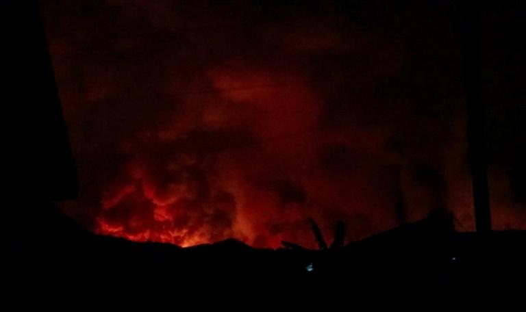 RDC le volcan  Nyiragongo pr s de Goma entre en ruption 