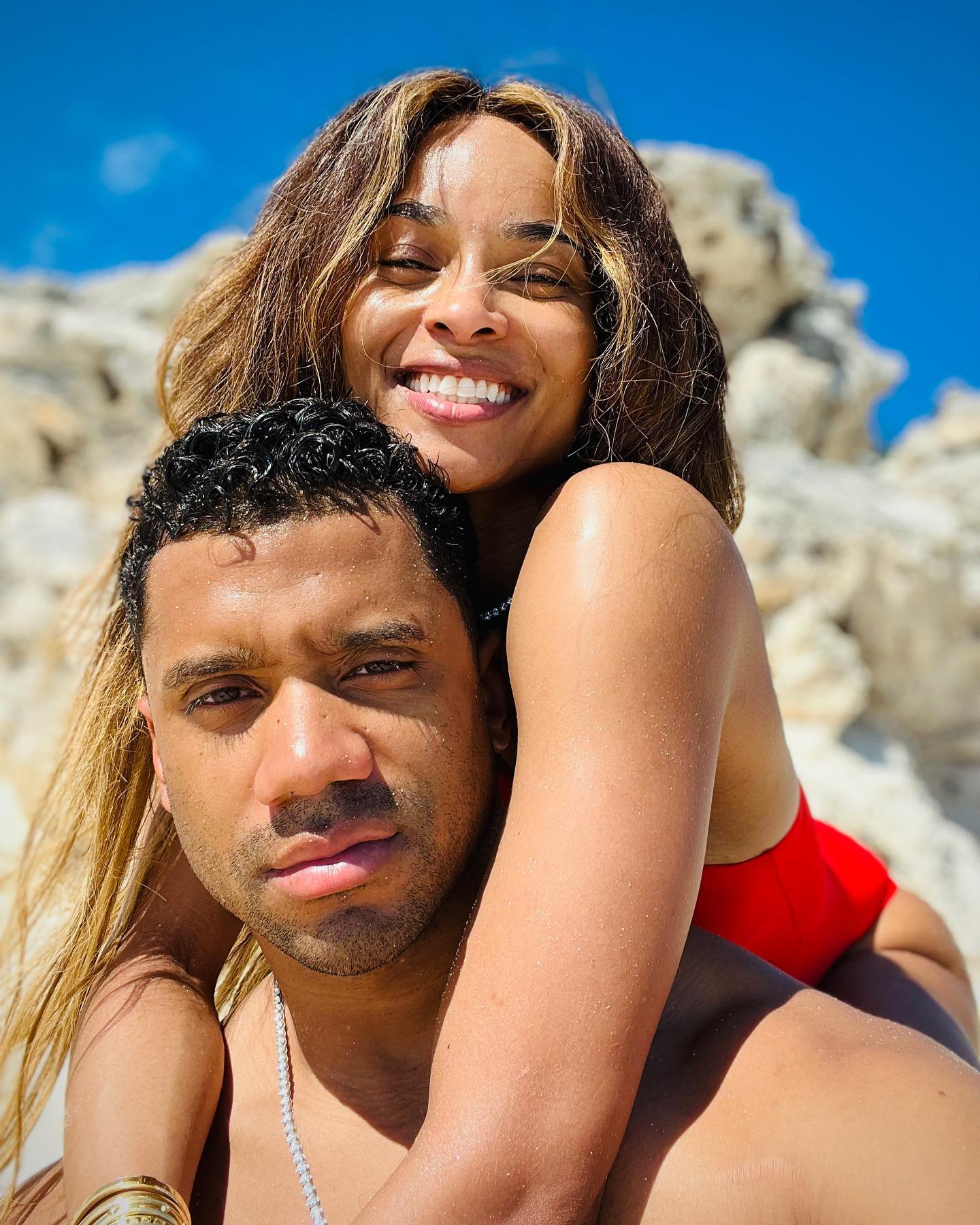 Ciara et son mari Russell Wilson en pleine bamboula