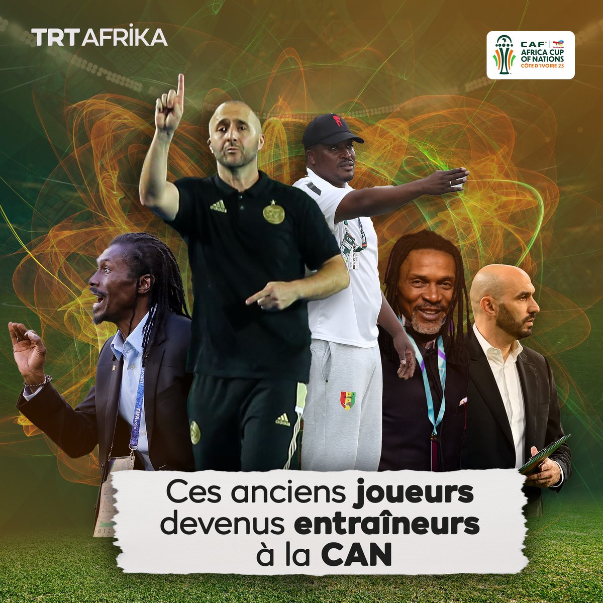 Ces anciens joueurs de la CAN devenus entraineurs dans leurs pays...