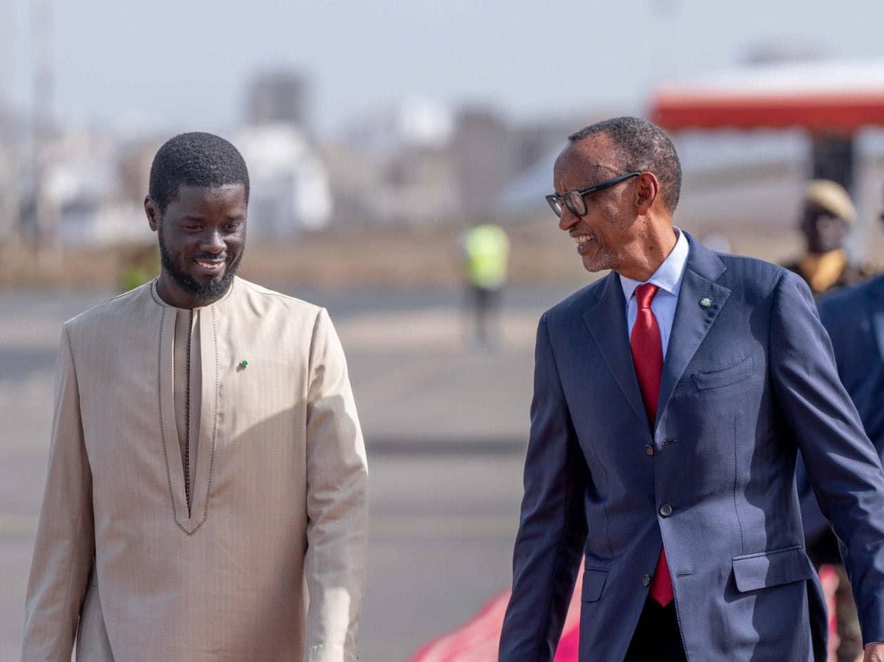  Le Président rwandais Paul Kagame entame une visite de travail de 48 heures au Sénégal