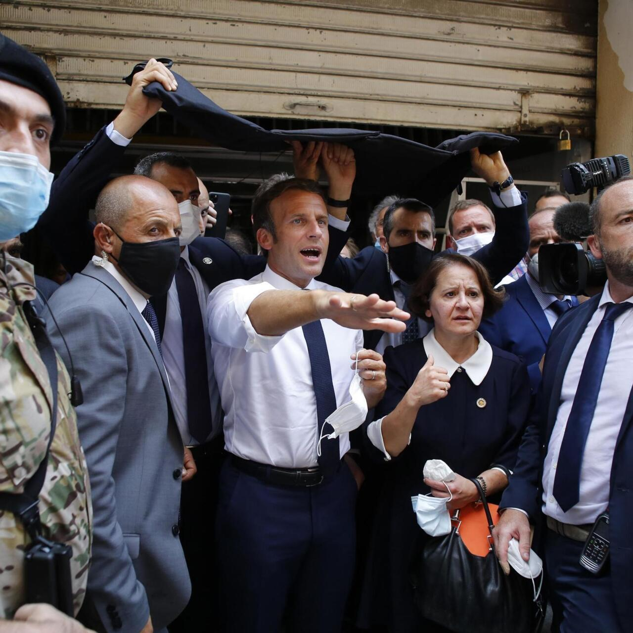 "Vous devez démissionner" : Macron interpellé sur Gaza et le Liban par des manifestants à Montréal