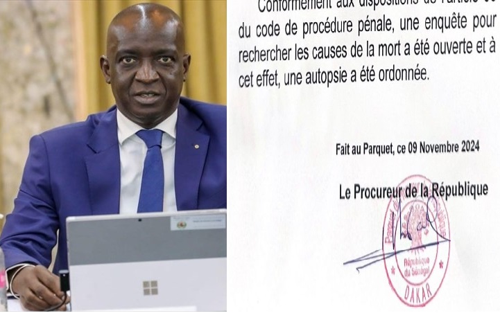 Décès du ministre Mamadou Moustapha Ba : Le procureur ordonne une autopsie