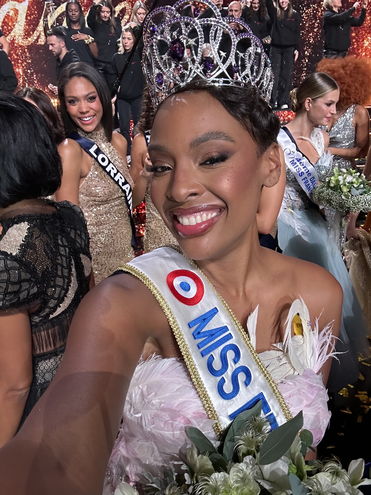 Angélique Angarni-Filopon, originaire de la Martinique, élue Miss France 2025