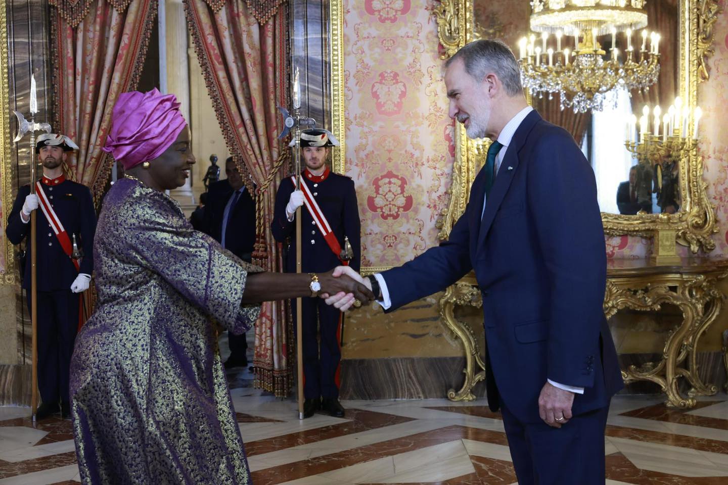 Espagne: Aminata Touré reçue par le Roi Felipe VI