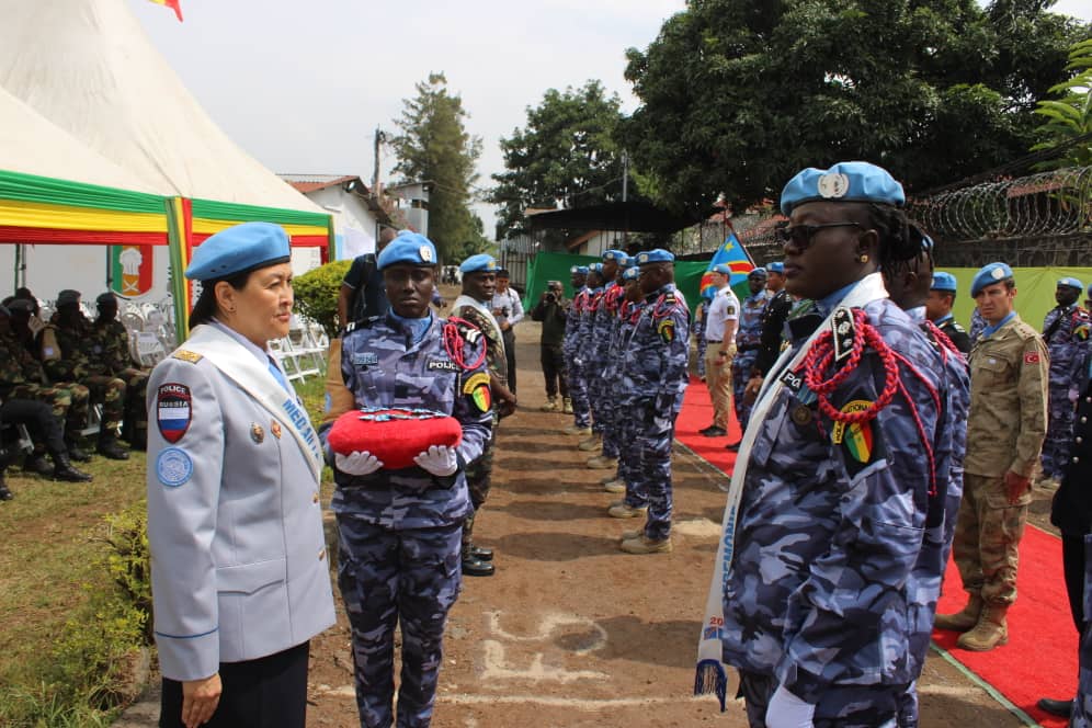 Goma : Les policiers sénégalais honorés pour leur contribution à la stabilisation en RDC