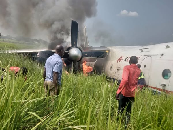 Accident aérien à Kongolo : un avion d’Air Kasaï manque son atterrissage