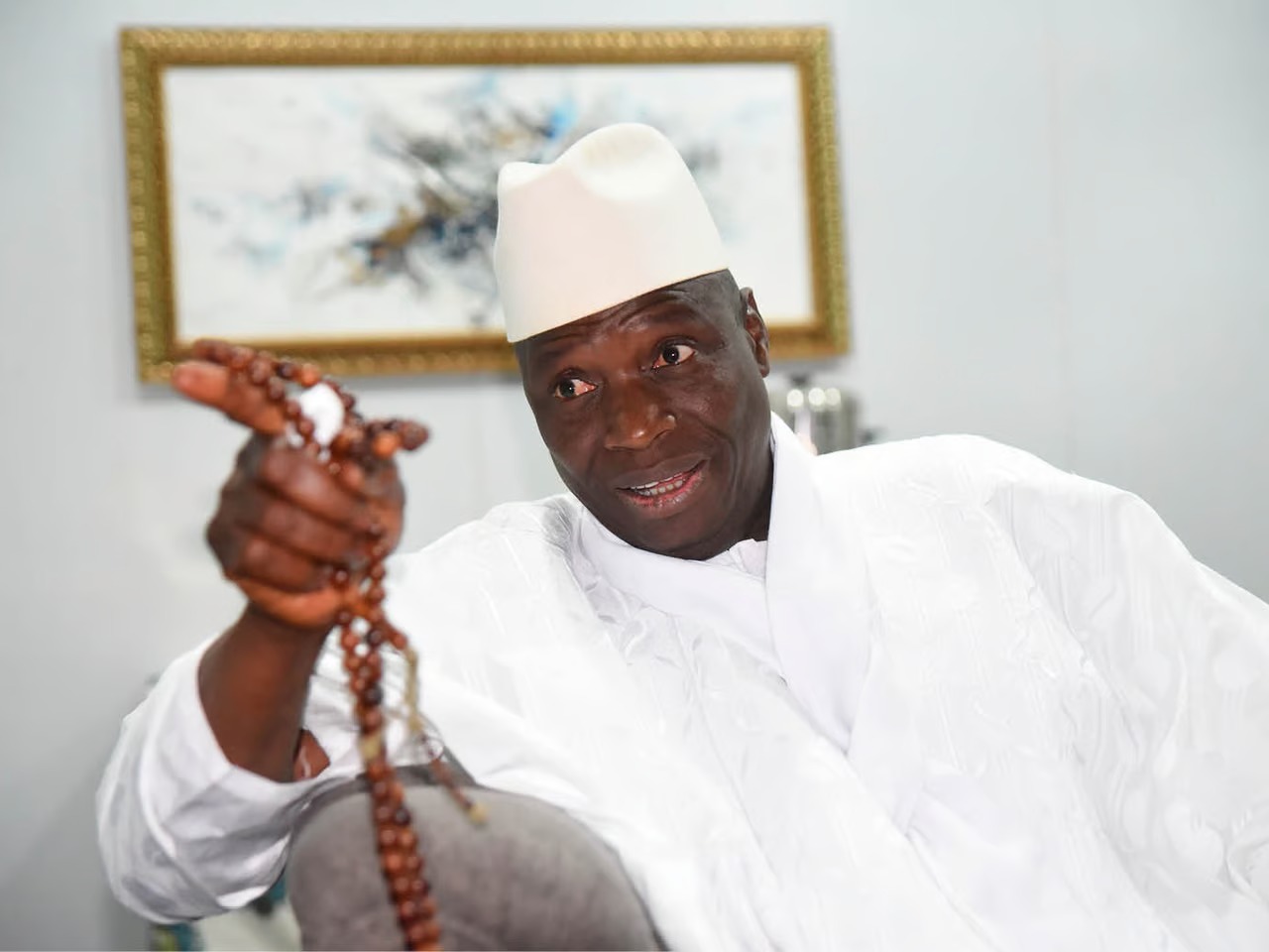 Yahya Jammeh aux Gambiens : "Je reviens..."