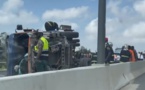 Autoroute à Péage : Un camion s'est renversé à hauteur de Mbao