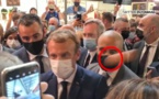 En visite à Lyon auprès des restaurateurs, Emmanuel Macron ciblé par un jet d'œuf