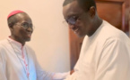 Amadou BA rencontre l'Archevêque de Dakar