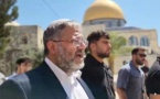 Tensions à Jérusalem : un ministre israélien d'extrême droite prie avec des fidèles juifs sur l'esplanade des Mosquées