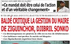 La Une du journal le Réveil du Lundi 25 Novembre 2024