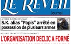 La Une du Journal Le Réveil de ce mercredi 27 novembre 2024.