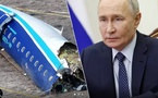 Crash d’Azerbaïdjan Airlines : Vladimir Poutine présente ses excuses mais nie toute responsabilité