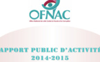 VOICI LE RAPPORT COMPLET DE L'OFNAC 2015