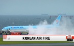 Urgent. Un avion prend feu à l'aéroport de Tokyo (Regardez)