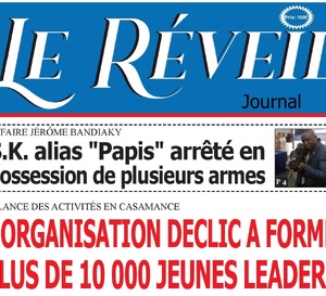 La Une du Journal Le Réveil de ce mercredi 27 novembre 2024.