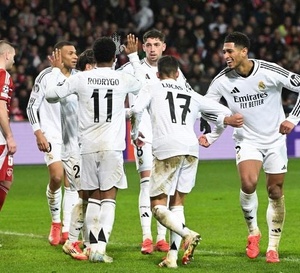 ​Brest valeureux, mais impuissant face au Real Madrid