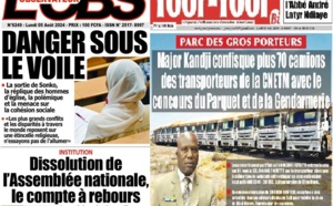 La Revue des titres des journaux parus ce Lundi 05 Aout 2024